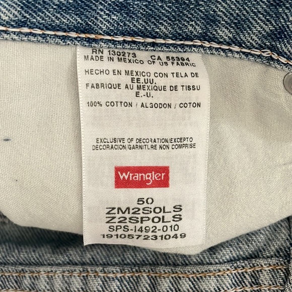 Wrangler Authentics Men’s Jean Shorts Size 50 - Picture 12 of 13
